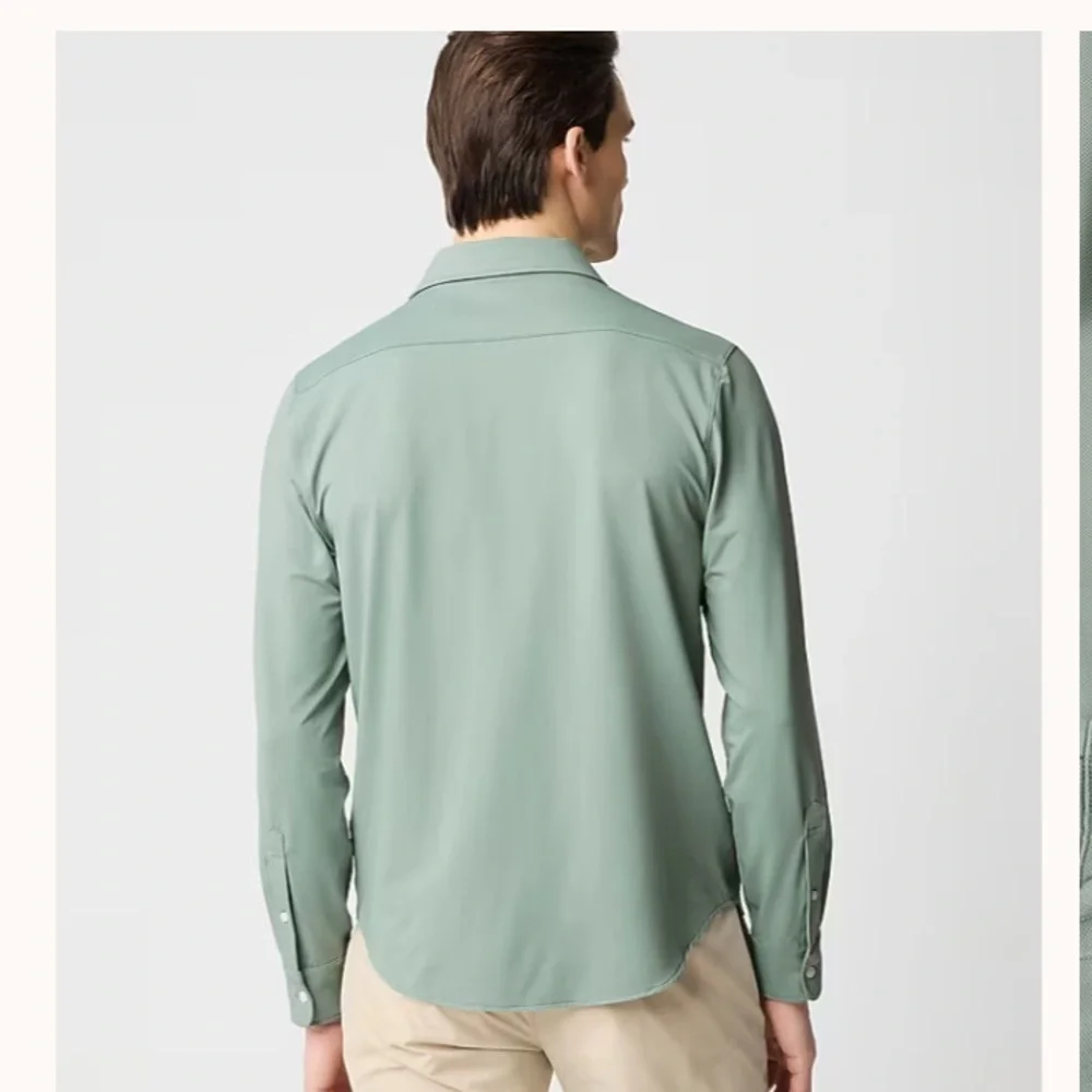 J crew dusty mint All-day performance shirt